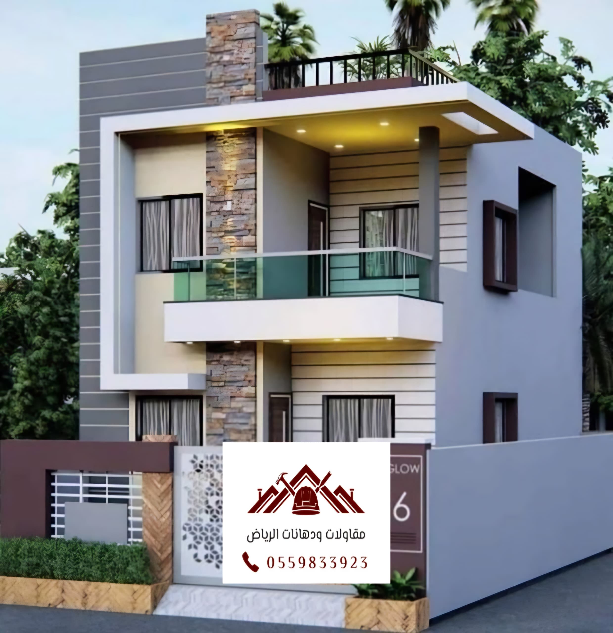 6ceb348f-df4b-4083-8881-76d84dd4d4dc تركيب تشطيب حجري مع كسر رخام الرياض