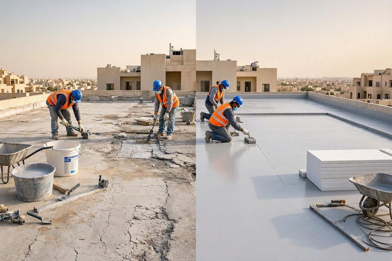 تكلفة ترميم الأسطح بالرياض 2026